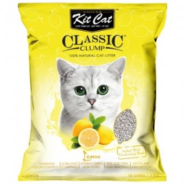 Kit Cat Classic Clump Lemon Clay Cat Litter 10L